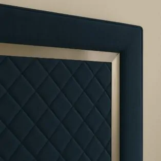Navy Upholstered Headboard